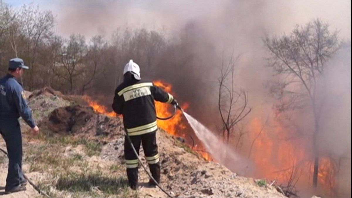 El fuego destruye cientos de bosques en Siberia