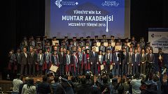 Muhtarlar Akademisi ilk mezunlarını verdi