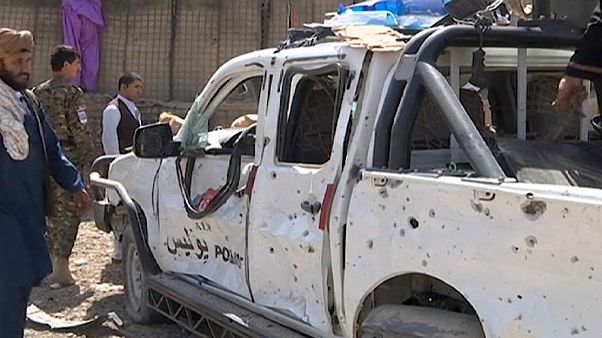 Selbstmordanschlag auf Polizeischule in Südafghanistan Selbstmordanschlag auf Polizeischule in Südafghanistan