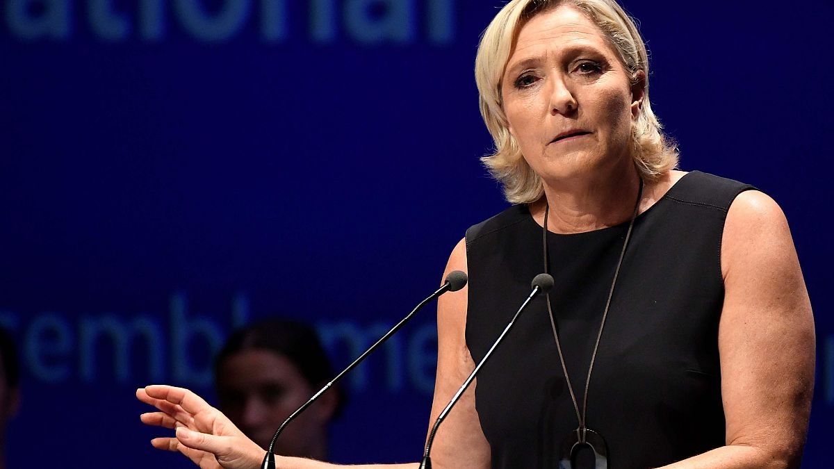 Image: Leader of France's Rassemblement National far-right political party 