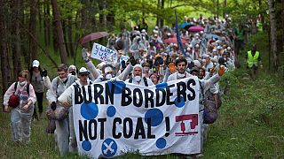 Activists occupy Germany coal mine