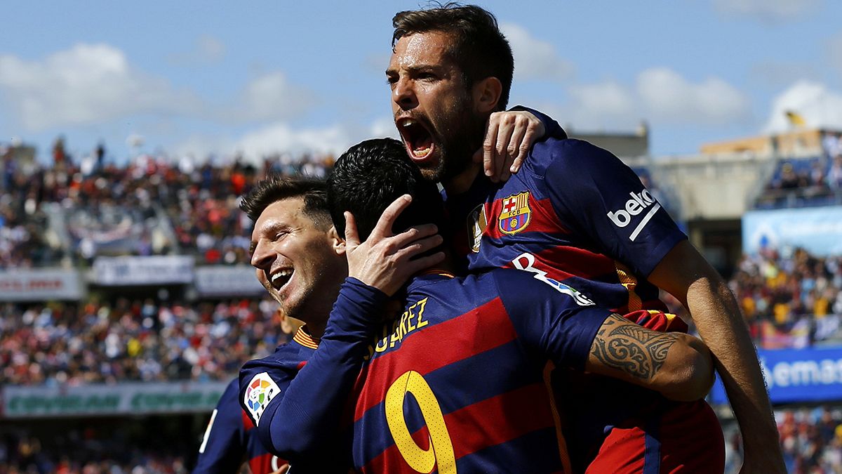 برشلونة يختطف لقب الليغا من الريال ولويس سواريز هداف الدوري