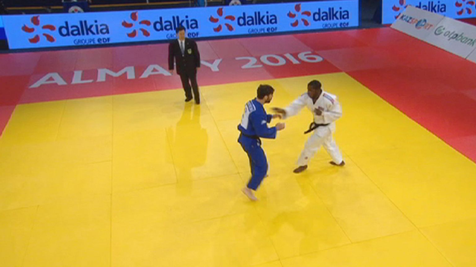 Francia lidera el medallero del Gran Premio de Almatý de yudo