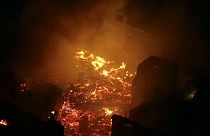 Brasil: el fuego destruye 120 viviendas de una favela