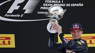F1, Gp Spagna: Verstappen vince la sua prima gara a soli 18 anni, Ferrari sul podio