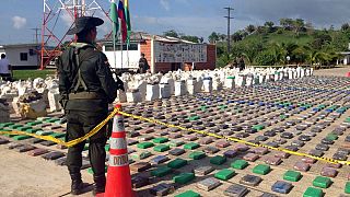 Colombie : 8 tonnes de cocaïne, assez de paquets pour paver un vaste terrain !