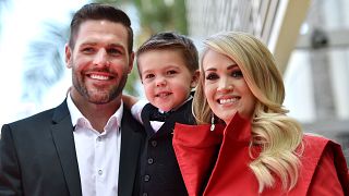 Carrie Underwood, Mike Fisher, Isaiah Michael