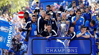 Leicester feiert Meisterschaft in der Premiere League