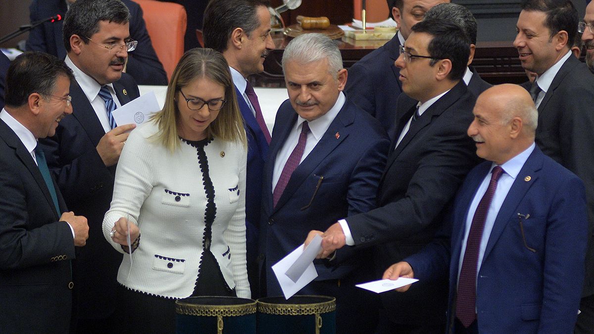 Izzik a török parlament a mentelmi jogról szóló vita miatt