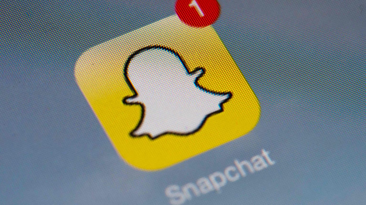 Image: The Snapchat logo on Jan. 2, 2014.