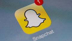 Image: The Snapchat logo on Jan. 2, 2014.