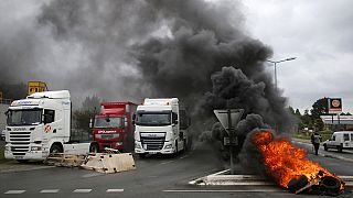 Roads, railways and refineries hit in two-day French strike