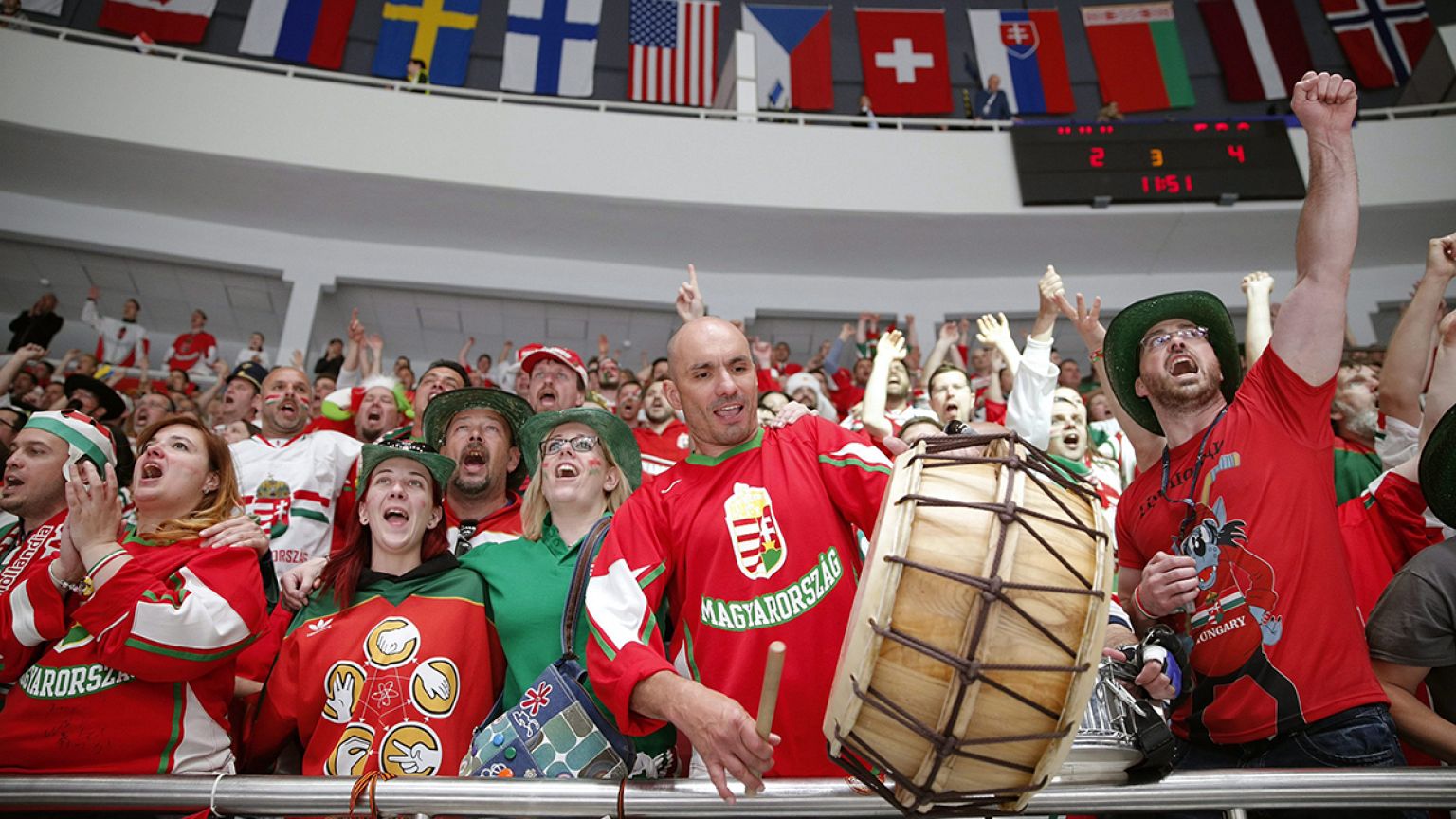 Hangos galéria – így dalolták be magukat a magyarok a hokivilág szívébe