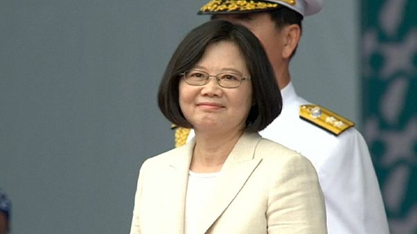 Taiwan's first female president Tsai Ing-wen sworn in Taiwan's first female president Tsai Ing-wen sworn in
