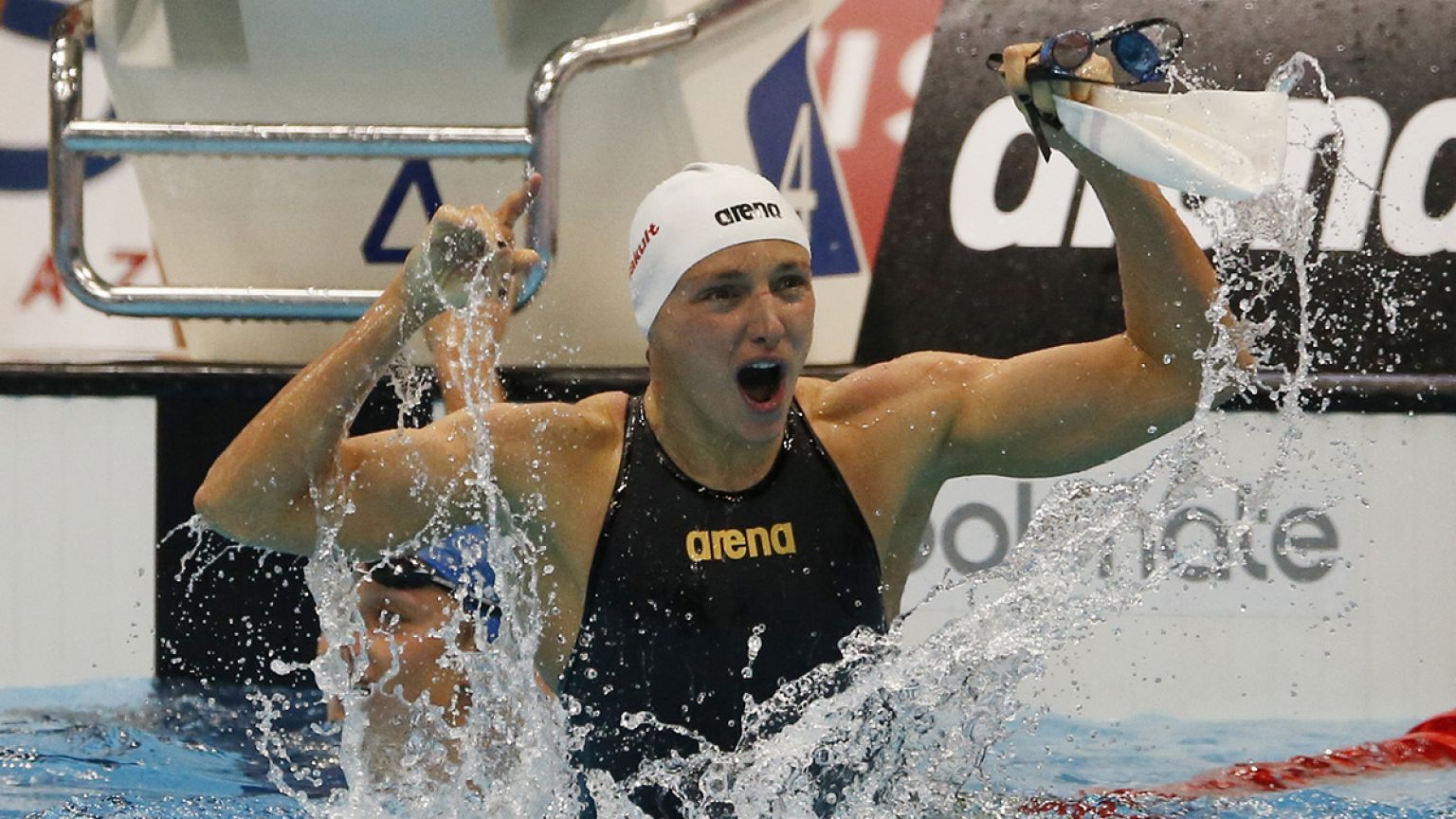 European Aquatics Championships: Hungary's Hosszu claims two gold as Murdoch takes breaststroke title