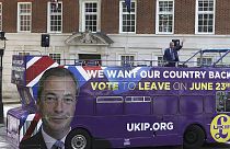 Nigel Farage empieza un tour por el Reino Unido para defender el "Brexit"
