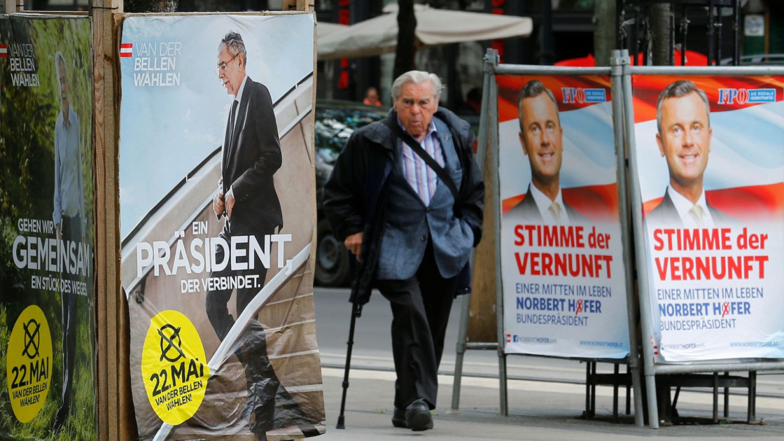 Wahlkampffinale in Wien: Hofer und Van der Bellen kämpfen um die Hofburg