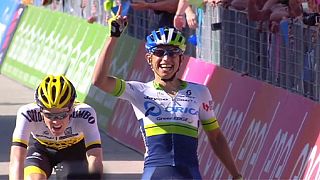 Chavez surges to Giro stage win as mountains sow heartbreak