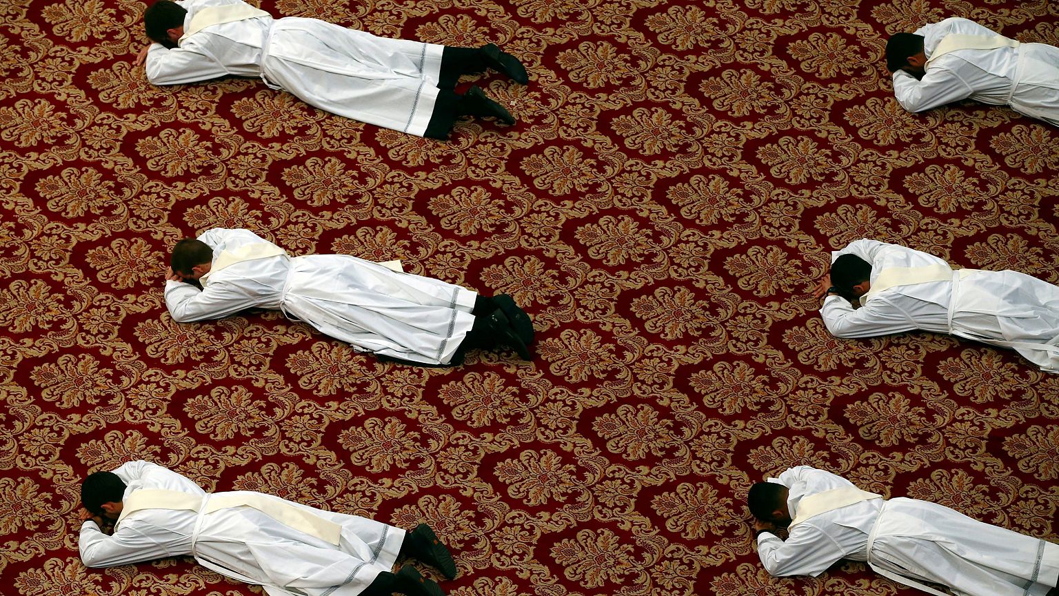 Image: Newly ordained priests at the Vatican
