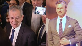 Presidenciales en Austria: dos victorias, dos fiestas