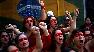 Manifestation anti-austérité au Brésil