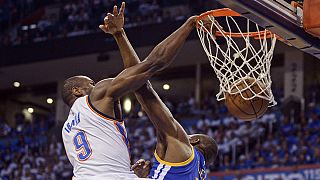 NBA Western Conference Final: Durant stars as Oklahoma thrash Warriors to lead playoff