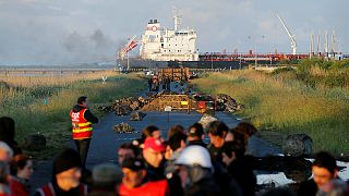 Fuel fears hit France: oil refineries blocked in protest over labour reforms