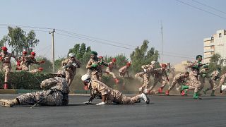 Image: Iran military parade attack