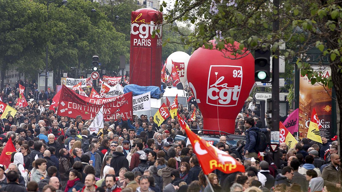 فرنسا: توسع نطاق الاحتجاجات ضد تعديل قانون العمل
