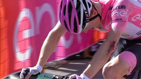 Dramatische Wende beim Giro - Kruijswijk verliert Führung an Chaves Dramatische Wende beim Giro - Kruijswijk verliert Führung an Chaves