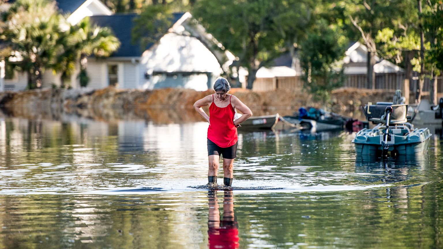 Image: South Carolina Flooding Continues Over A Week After Florence Made La
