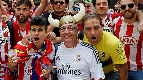 Madrilenos invadem Milão para a final da Liga dos Campeões Madrilenos invadem Milão para a final da Liga dos Campeões