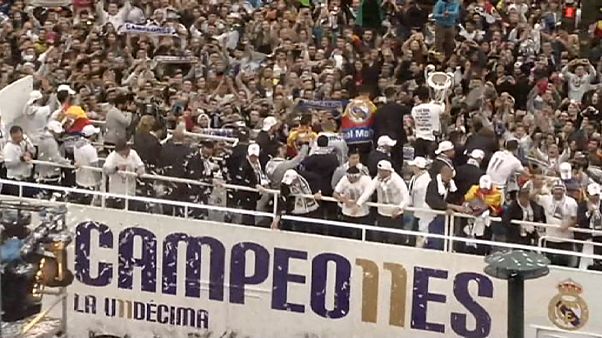"Campeones" тепло встретили в Мадриде "Campeones" тепло встретили в Мадриде
