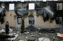 آتش سوزی در اوکراین هفده قربانی گرفت