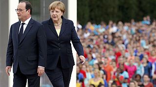 Merkel y Hollande insisten en la necesidad de una Europa unida
