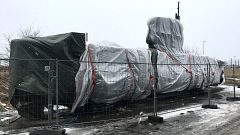 The submarine UC3 Nautilus of Danish inventor Peter Madsen in Copenhagen, D