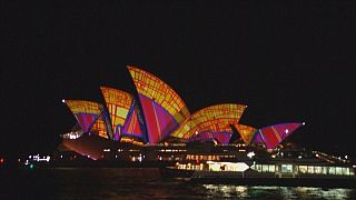 Festival de Luzes em Sydney inspirado nos povos aborígenes da Austrália