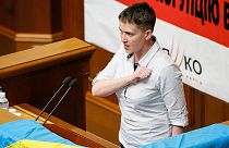 Надежда Савченко приступила к работе в Верховной Раде