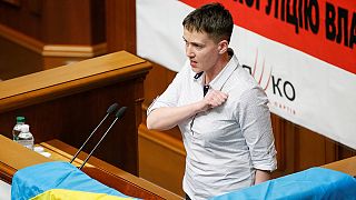 Freed Ukrainian pilot Savchenko addresses parliament as an MP