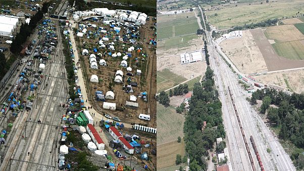 Idomeni: Before and after (photos) Idomeni: Before and after (photos)