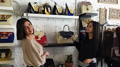 Egyptian sisters target global market with stylish bags