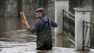 Torrential rain brings flooding from Paris to Prague