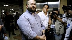 Duarte de Ochoa, former governor of Mexican state Veracruz, during extradit