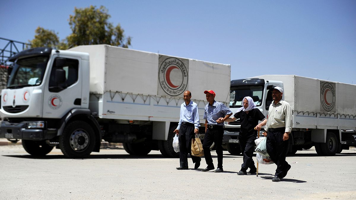 Сирия: Красный Крест впервые за 4 года доставил гуманитарную помощь в Дарайю