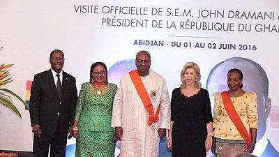 Ivory Coast honors Mahama with highest national award