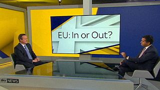ديفيد كامرون يدعو في مناظرة تلفزيونية إلى عدم المغامرة بالخروج من الاتحاد الأوروبي