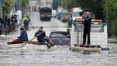 Heavy rain and flooding in France and Germany
