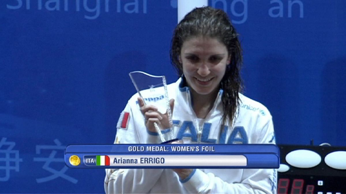 Esgrima: Arianna Errigo conquista a medalha de ouro em Xangai