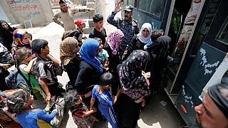 Iraqi civilians flee Fallujah
