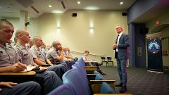 In his talk to the cadets in the Citadel in Charleston, South Carolina, Bob